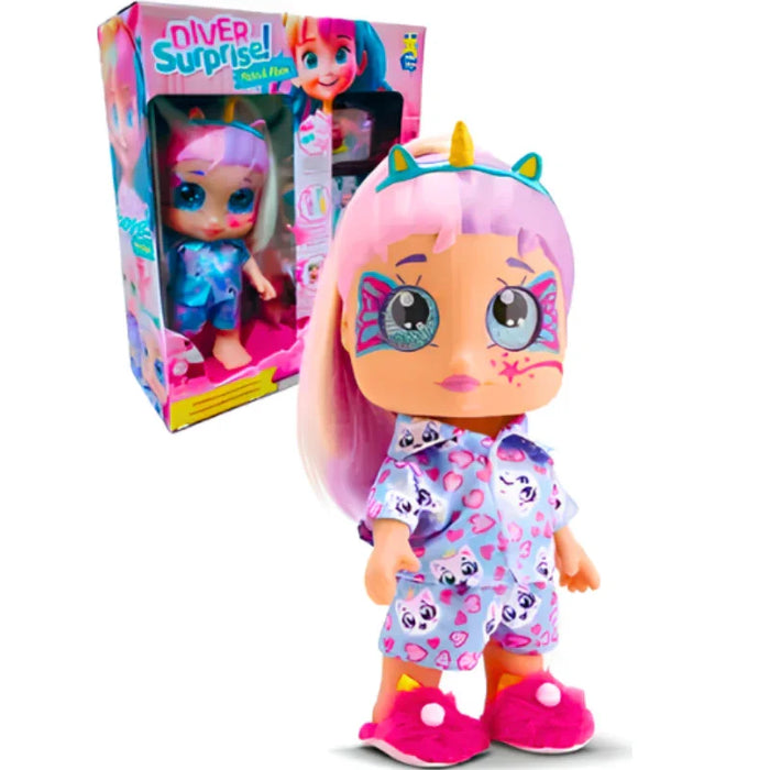 Boneca Diver Surprise Divertoys com Pijama Festa do Pijama Acessórios Surpresa Exclusivos Infantil - Acessórios Games 89